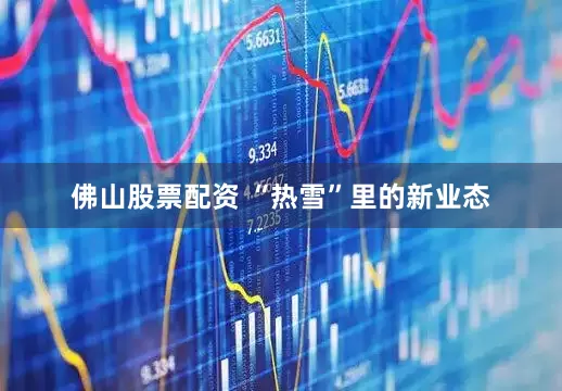 佛山股票配资 “热雪”里的新业态